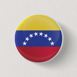 Venezuela Round Icon Flag  Button