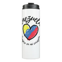Venezuela Siempre En Mi Corazon Travel Mug