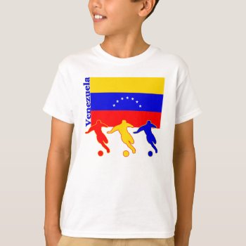 Venezuela - Soccer Players T-shirt by nitsupak at Zazzle