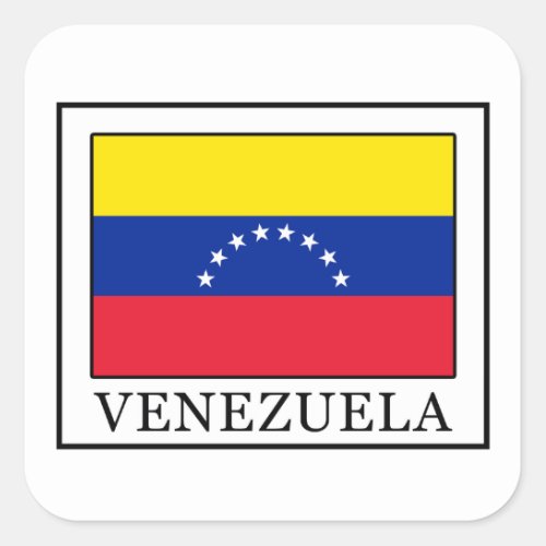 Venezuela Square Sticker