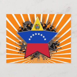 Venezuela Star Postcard