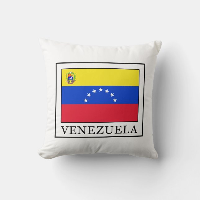 Venezuela Throw Pillow (Front)