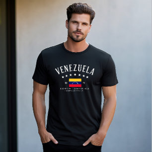 Venezuela Venezuela Flag Longitude Modern T-Shirt