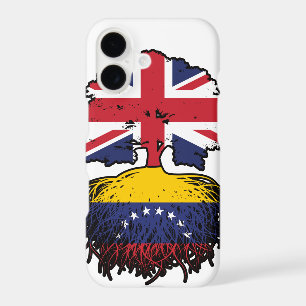 Venezuela Venezuelan British UK Tree Roots Flag iPhone 17 Case