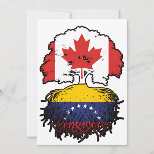 Venezuela Venezuelan Canadian Canada Tree Roots Invitation