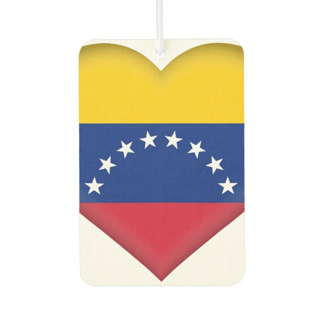 Venezuela (Venezuelan)  Flag Air Freshener (Front)