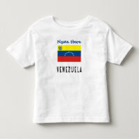 Venezuela Venezuelan Flag Blue Personalized Name