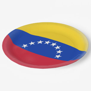Venezuela Venezuelan Flag Paper Plates