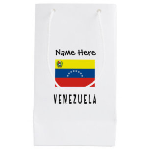 Venezuela Venezuelan Flag Personalized Small Gift Bag