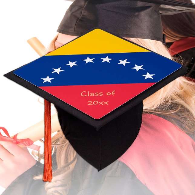 Venezuela & Venezuelan Flag - Students /University Graduation Cap Topper (Creator Uploaded)