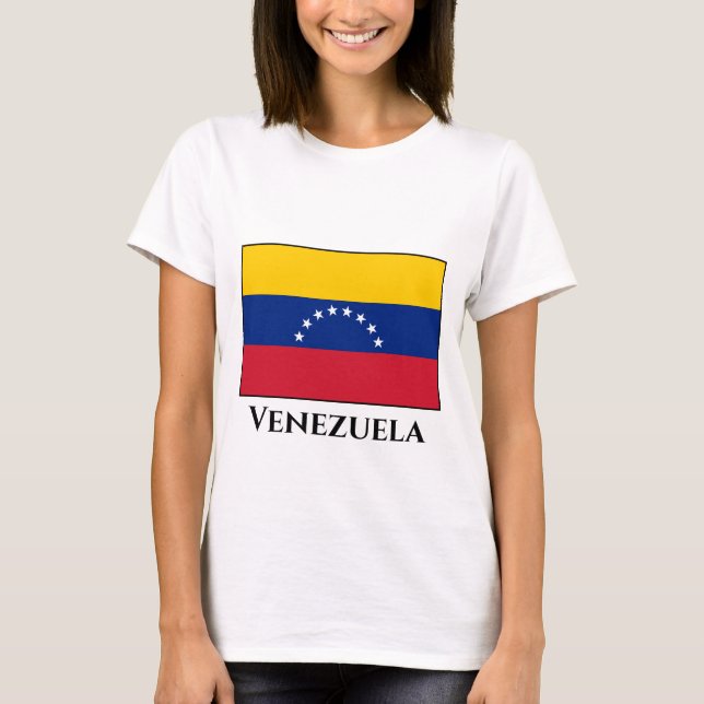 Venezuela (Venezuelan) Flag T-Shirt (Front)