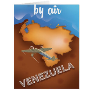 venezuela vintage travel poster cards