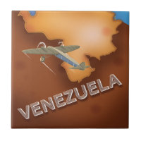 venezuela vintage travel poster