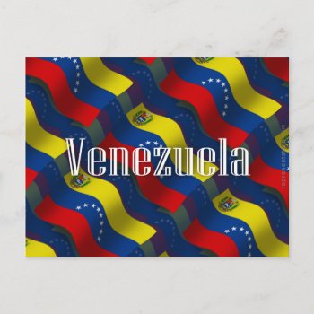Venezuela Waving Flag Postcard by representshop at Zazzle