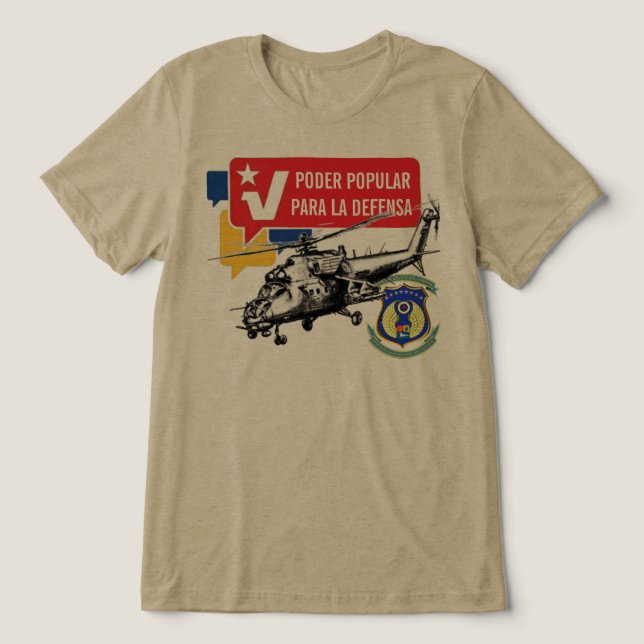 VENEZUELAN ARMY Tri-Blend SHIRT (Design Front)