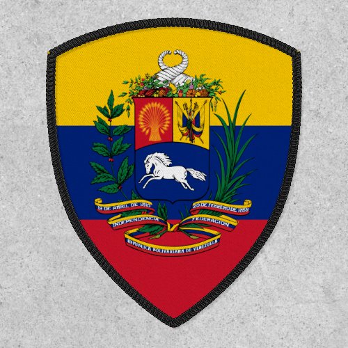 Venezuelan Flag  Coat of Arms Flag of Venezuela Patch