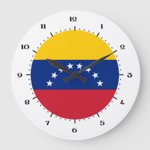 Venezuelan flag Wall Clock