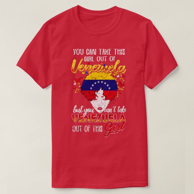 Venezuelan Girl T-Shirt (Design Front)