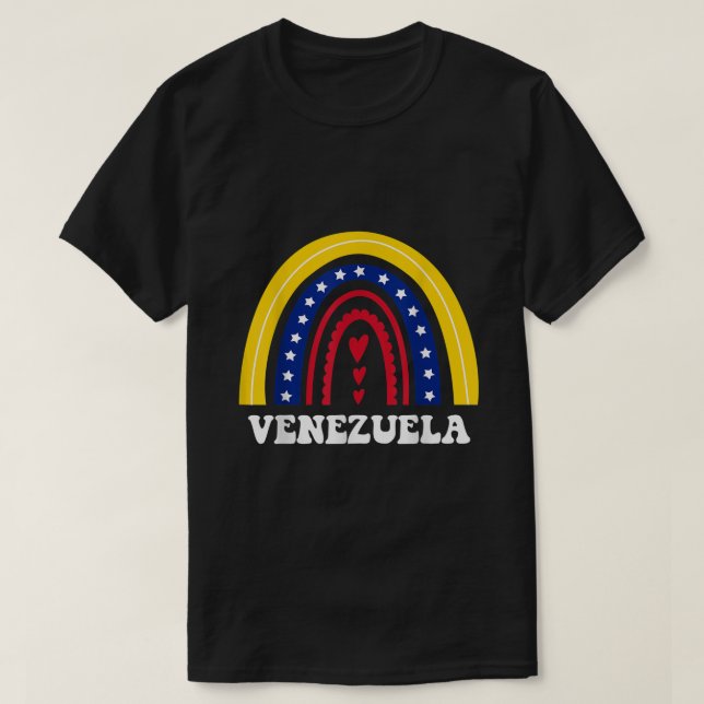 Venezuelan Girl Venezuela Franela Venezuelan Woman T-Shirt (Design Front)