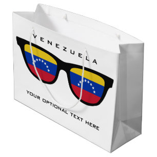 Venezuelan Shades custom text & color gift bag