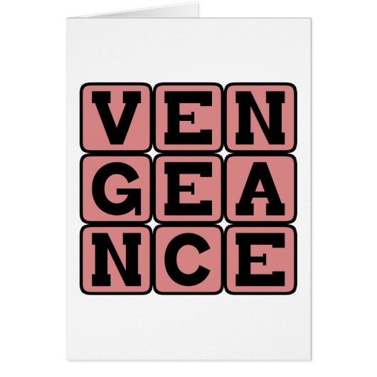 Vengeance, Punishment for Retribution Cards (Front)
