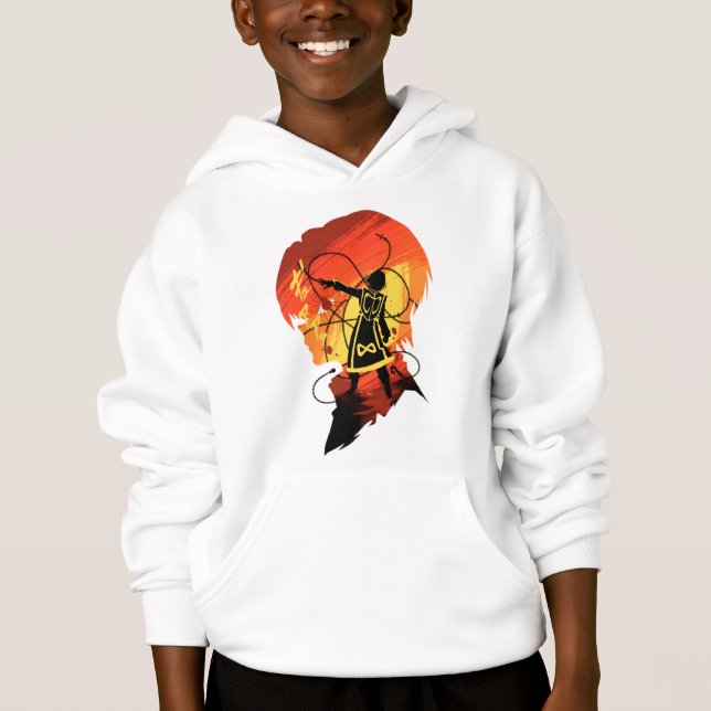 Vengeful Shadow Chain Silhouette Hoodie (Front)