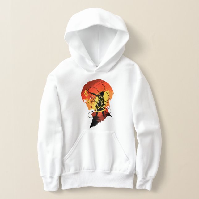 Vengeful Shadow Chain Silhouette Hoodie (Laydown)