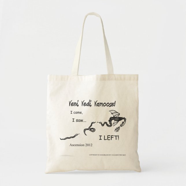 Veni Ascension Tote Bag (Front)