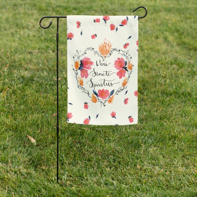 Veni Sancte Spiritus Garden Flag (In SItu)
