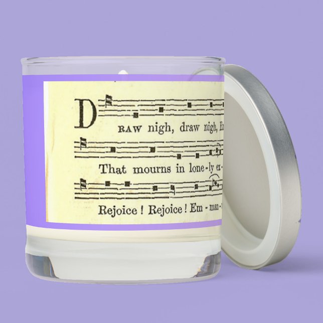 "Veni, veni, Emmanuel" Advent  Scented Candle (Creator Uploaded)