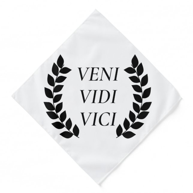 Veni Vidi Vici Bandana (Front)