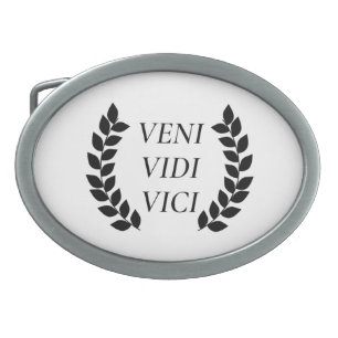 Veni Vidi Vici Belt Buckle