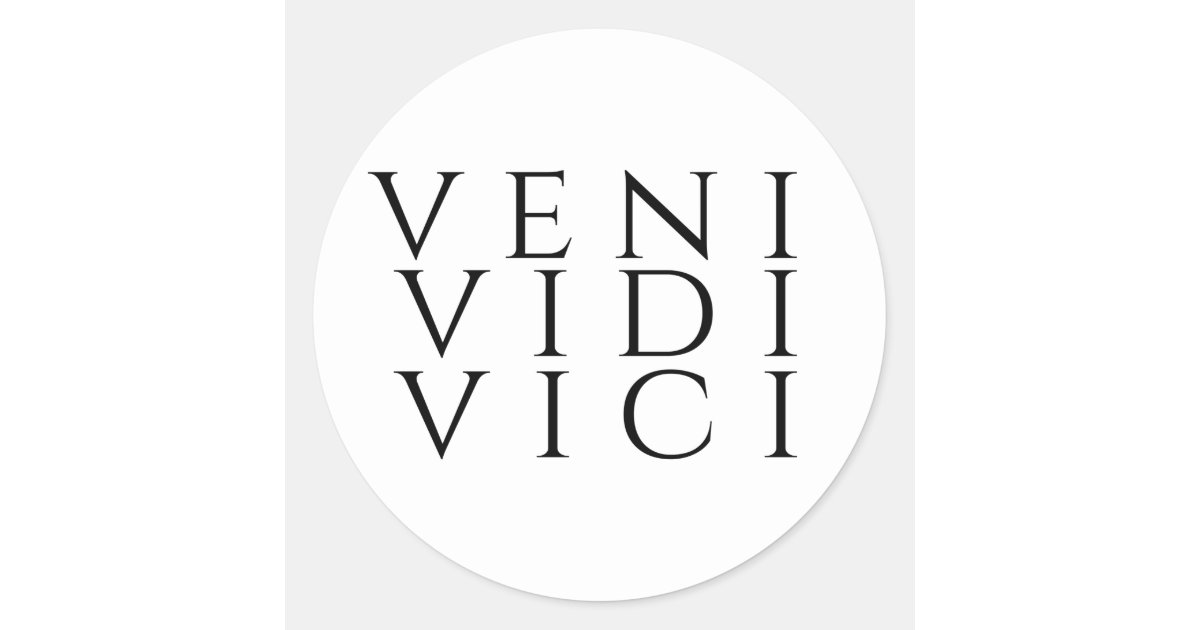 VENI VIDI VICI ROMAN EMPIRE | Sticker