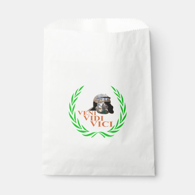 Veni Vidi Vici Favor Bag (Front)