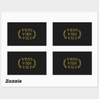 vici Sticker (Rectangle) Veni Vidi Vici Rectangular Sticker, CafePress