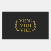 vici Sticker (Rectangle) Veni Vidi Vici Rectangular Sticker, CafePress