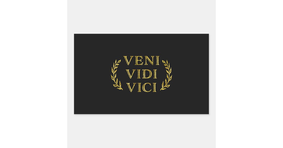 vici Sticker (Rectangle) Veni Vidi Vici Rectangular Sticker, CafePress