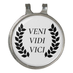 Veni Vidi Vici Golf Hat Clip