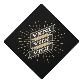 Veni Vidi Vici Graduation Cap Topper