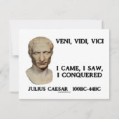 Veni, Vidi, Vici - I Came, I Saw, I Conquered (Front)