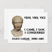 Veni, Vidi, Vici - I Came, I Saw, I Conquered (Front/Back)