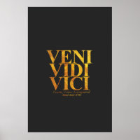 Veni vidi vici Art Print by Standard Prints / Posters