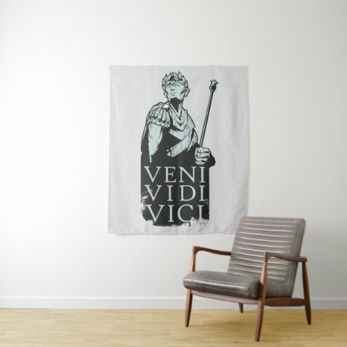 Veni Vidi Vici Julius Caesar Roman Tapestry