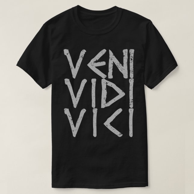 VENI VIDI VICI Julius Caesar  T-Shirt (Design Front)