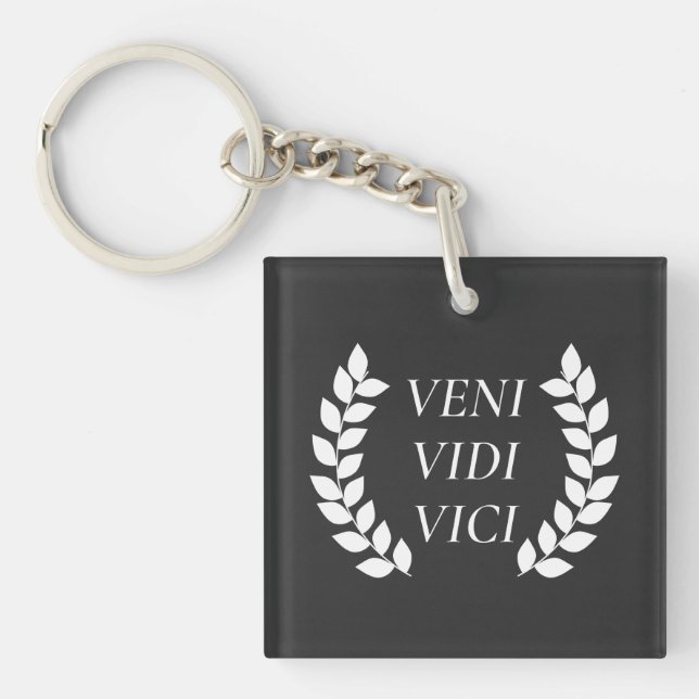 Veni Vidi Vici Keychain (Front)