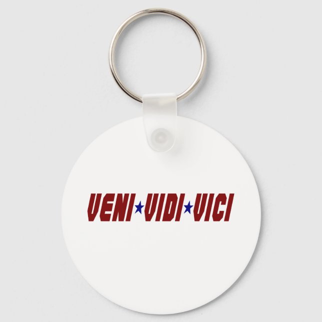 Veni Vidi Vici Keychain (Front)