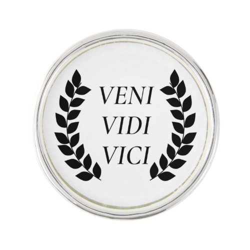 Veni Vidi Vici Lapel Pin