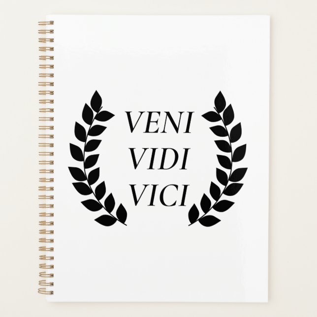Veni Vidi Vici Planner (Front)