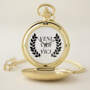 Veni Vidi Vici Pocket Watch