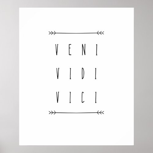 Veni Vidi Vici Poster